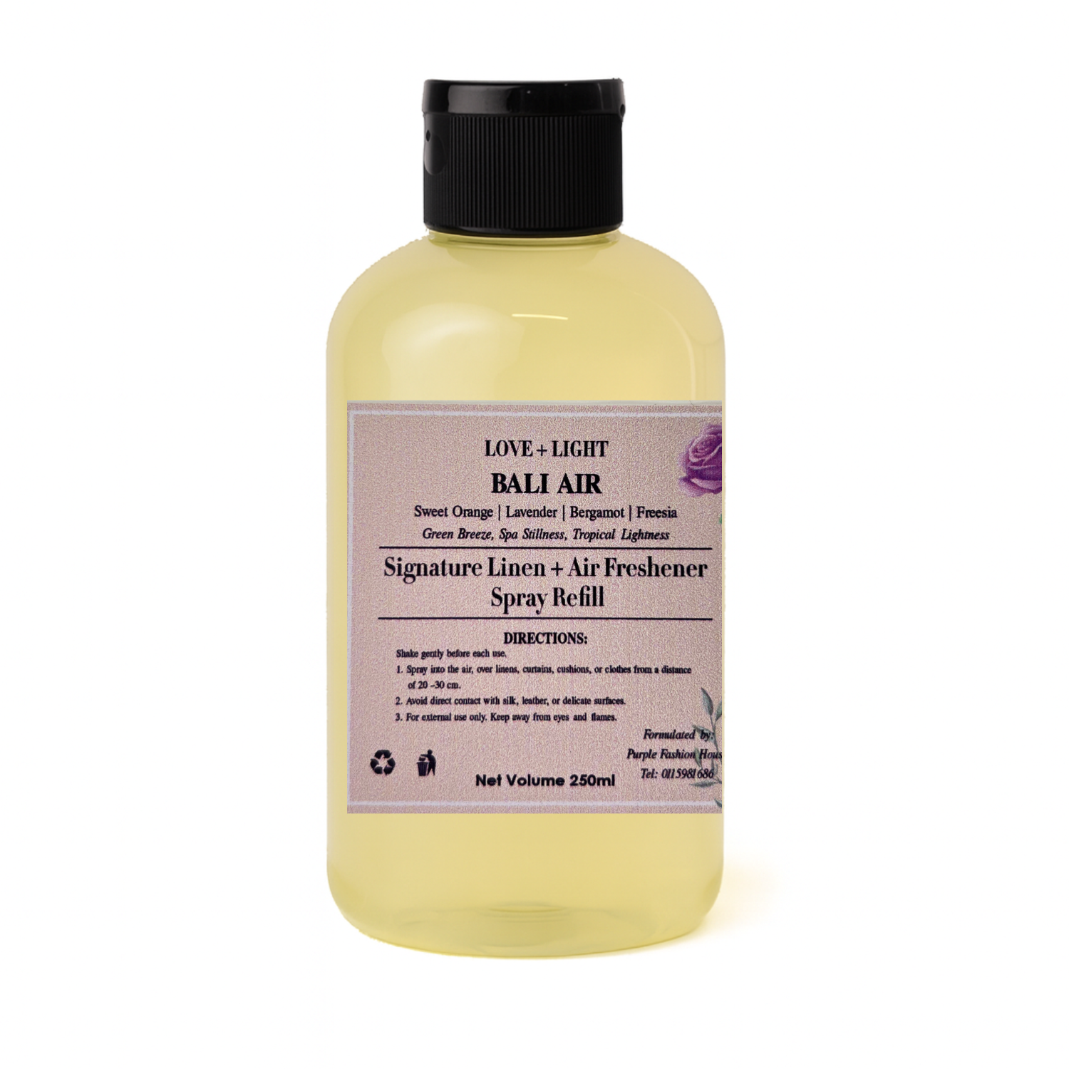 Bali Air - Linen + Air Mist -250ml Refill